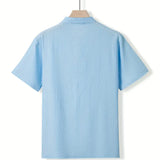 Cazel | Camisa elegante de mangas curtas