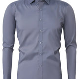 Cazel | Camisa elegante de mangas longas com botões