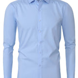 Cazel | Camisa elegante de mangas longas com botões