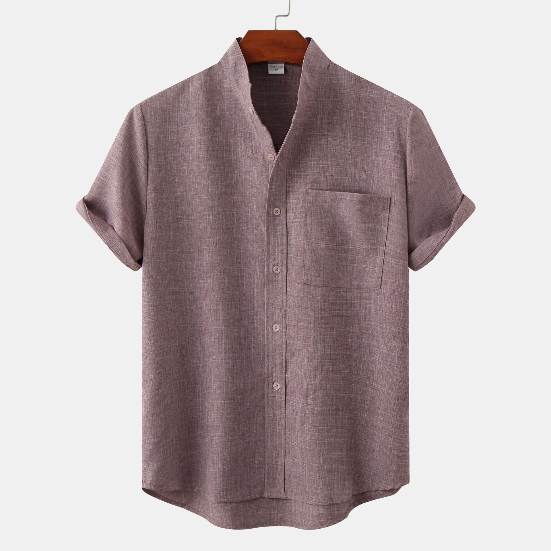 Cazel | Camisa Lisa de Algodão com Botões