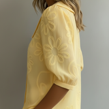 Aurélie™ | Blusa leve com padrão floral