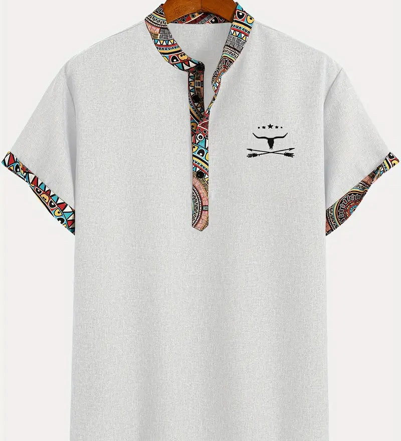 Cazel | Elegante Camisa de Manga Curta
