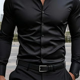 Cazel | Camisa elegante de mangas longas com botões