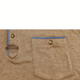 Cazel | T-shirt de gola redonda elegante com bolso