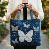 Bolsa artesanal - Borboleta prateada