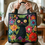 Bolsa acolchoada - Gato Preto Encantado