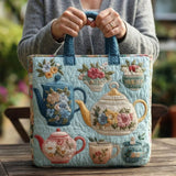 Bolsa acolchoada - Padrão floral