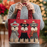 Bolsa Artesanal - Trio de Schnauzers