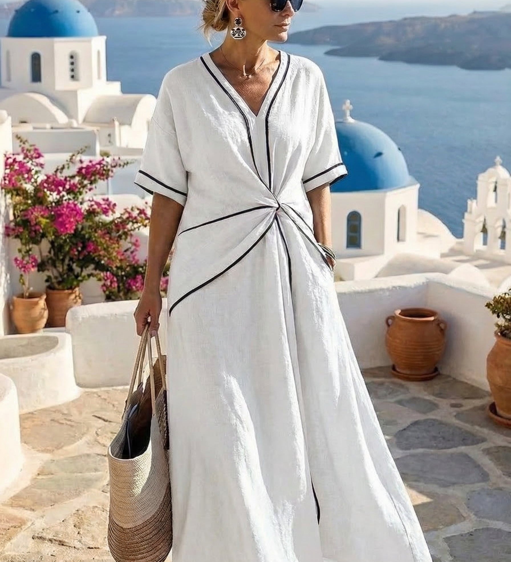 Santorini™ |  VESTIDO DE VERÃO