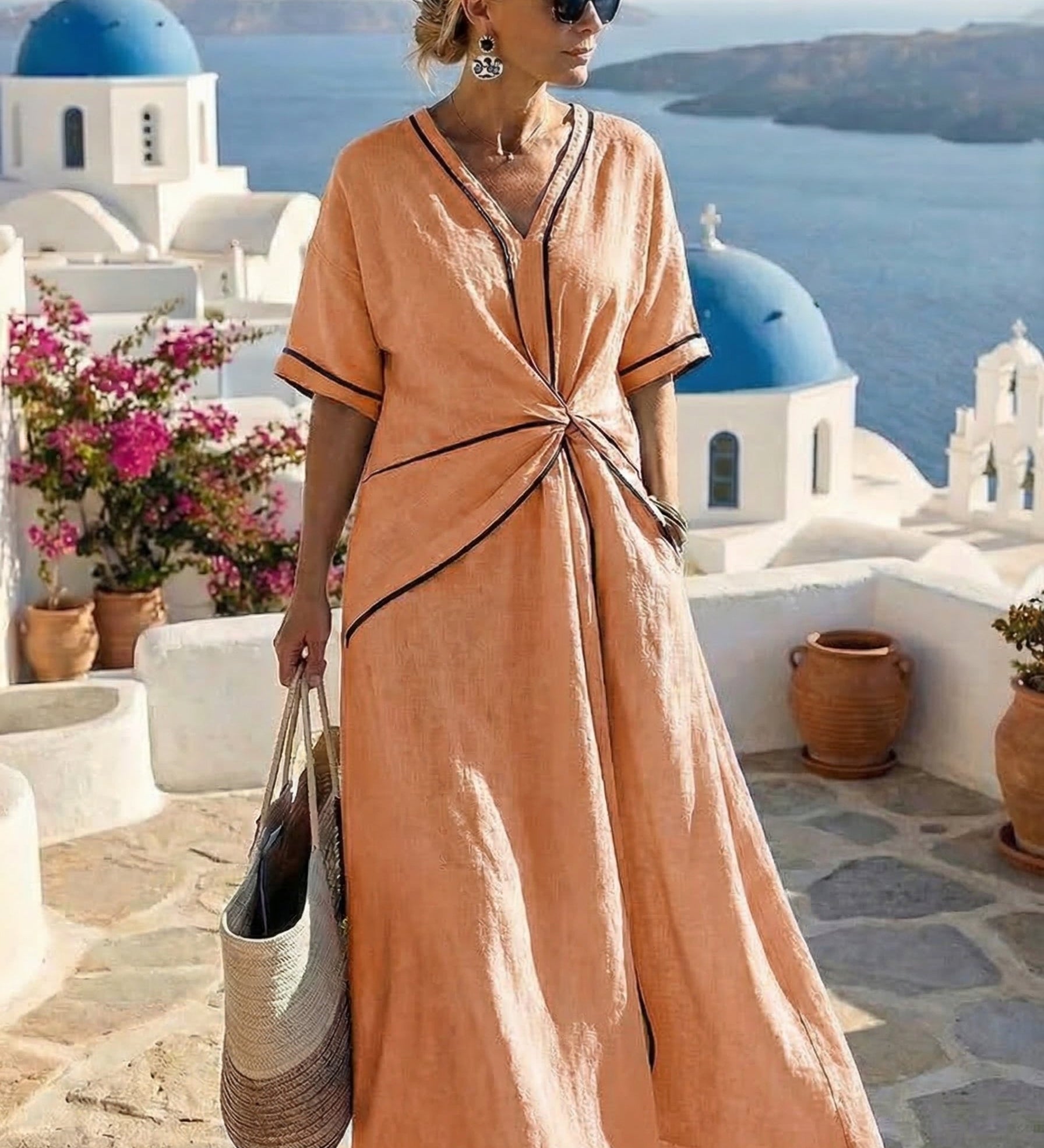 Santorini™ |  VESTIDO DE VERÃO