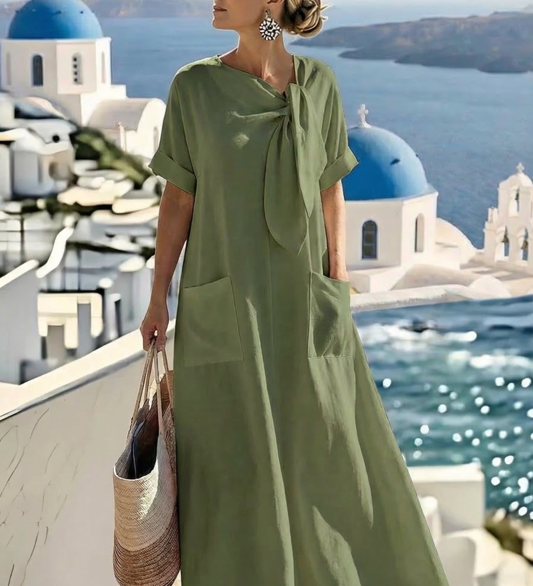 Fleur™ |  VESTIDO ELEGANTE COM BOLSOS