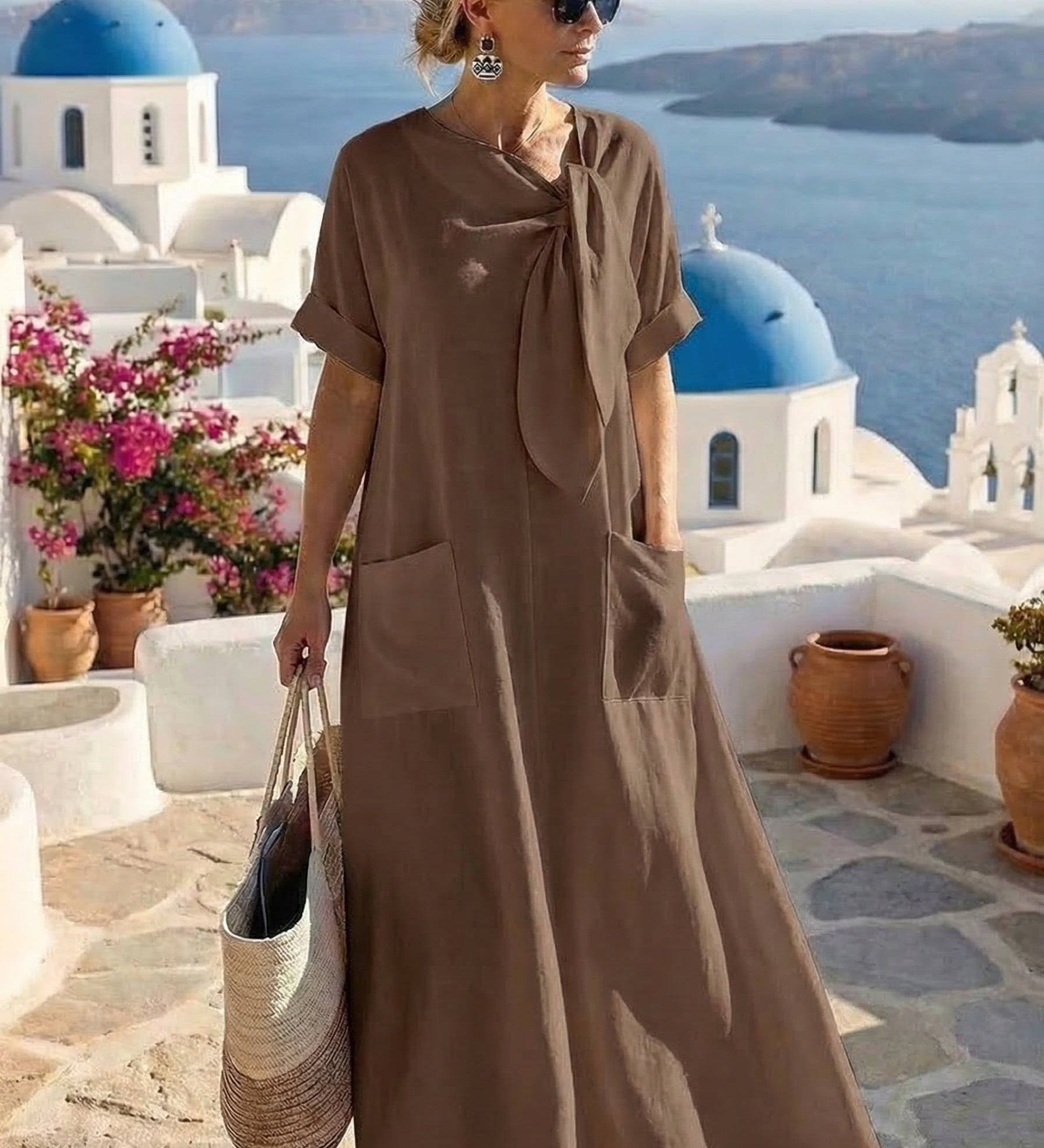 Fleur™ |  VESTIDO ELEGANTE COM BOLSOS