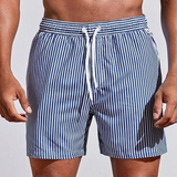 Calções de Verão às riscas para homem