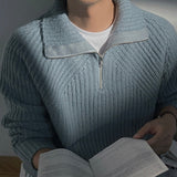 Cazel | Pullover Azure com fecho de zip a quarto