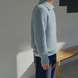 Cazel | Pullover Azure com fecho de zip a quarto