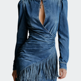 Vestido Mini Camilla em denim