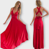 Zara - Vestido maxi com acabamento cruzado