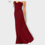 Zara - Vestido maxi com acabamento cruzado