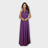 Zara - Vestido maxi com acabamento cruzado