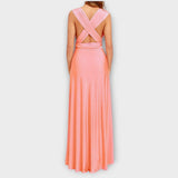 Zara - Vestido maxi com acabamento cruzado