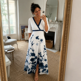 Letizia | Conjunto de três peças com cardigan longo boho