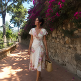 Letizia | Conjunto de três peças com cardigan longo boho