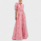 Anabela - Vestido com Mangas Curtas e Puff