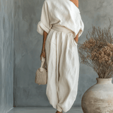 Mila™ | Conjunto de 2 peças com decote bardot