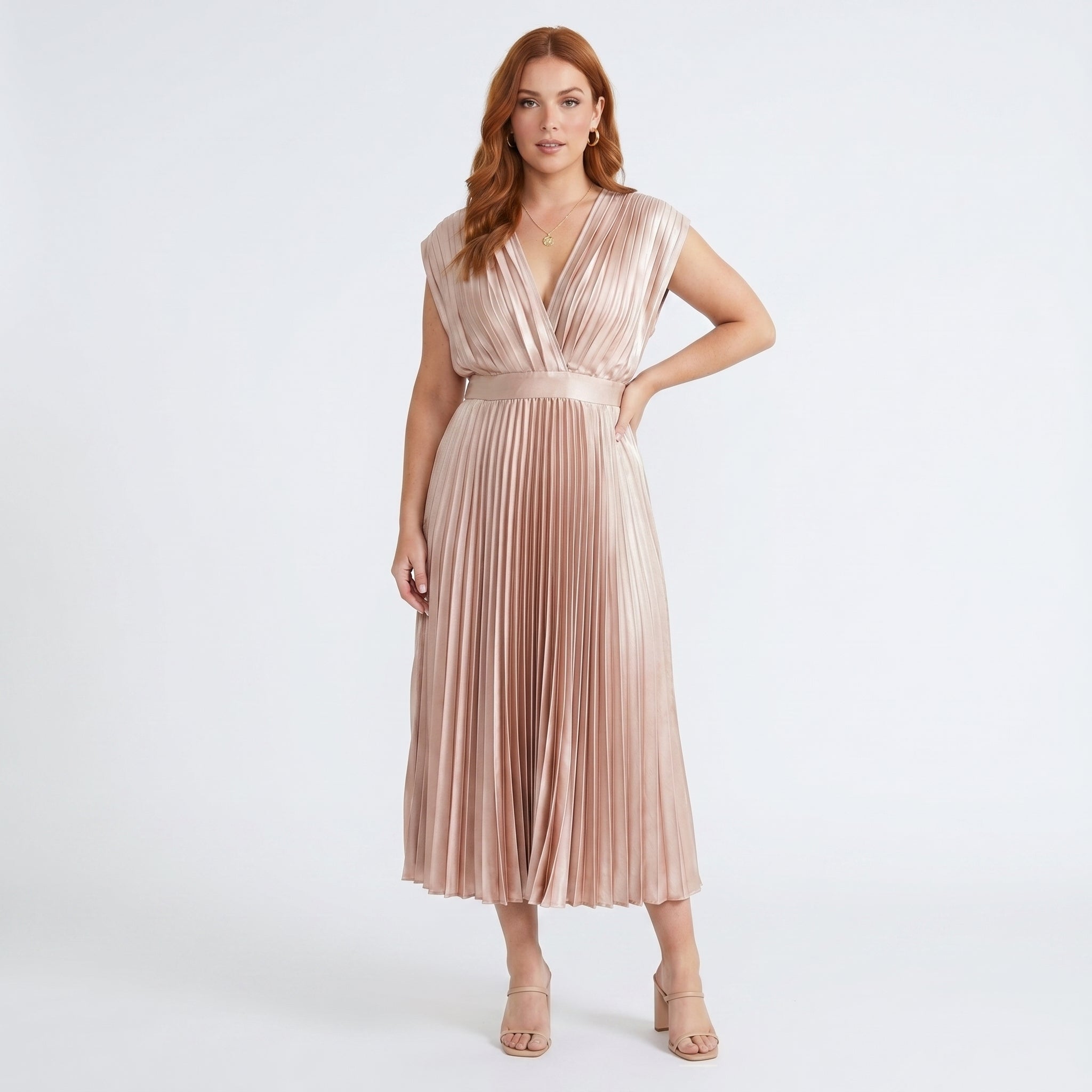 Eduarda - Elegante vestido midi