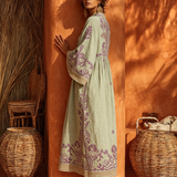 Celestina | Vestido Boémio com Bordados