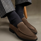 Mocassins em camurça de qualidade superior - Solas pretas