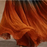Paula | Vestido longo halter/V degradado