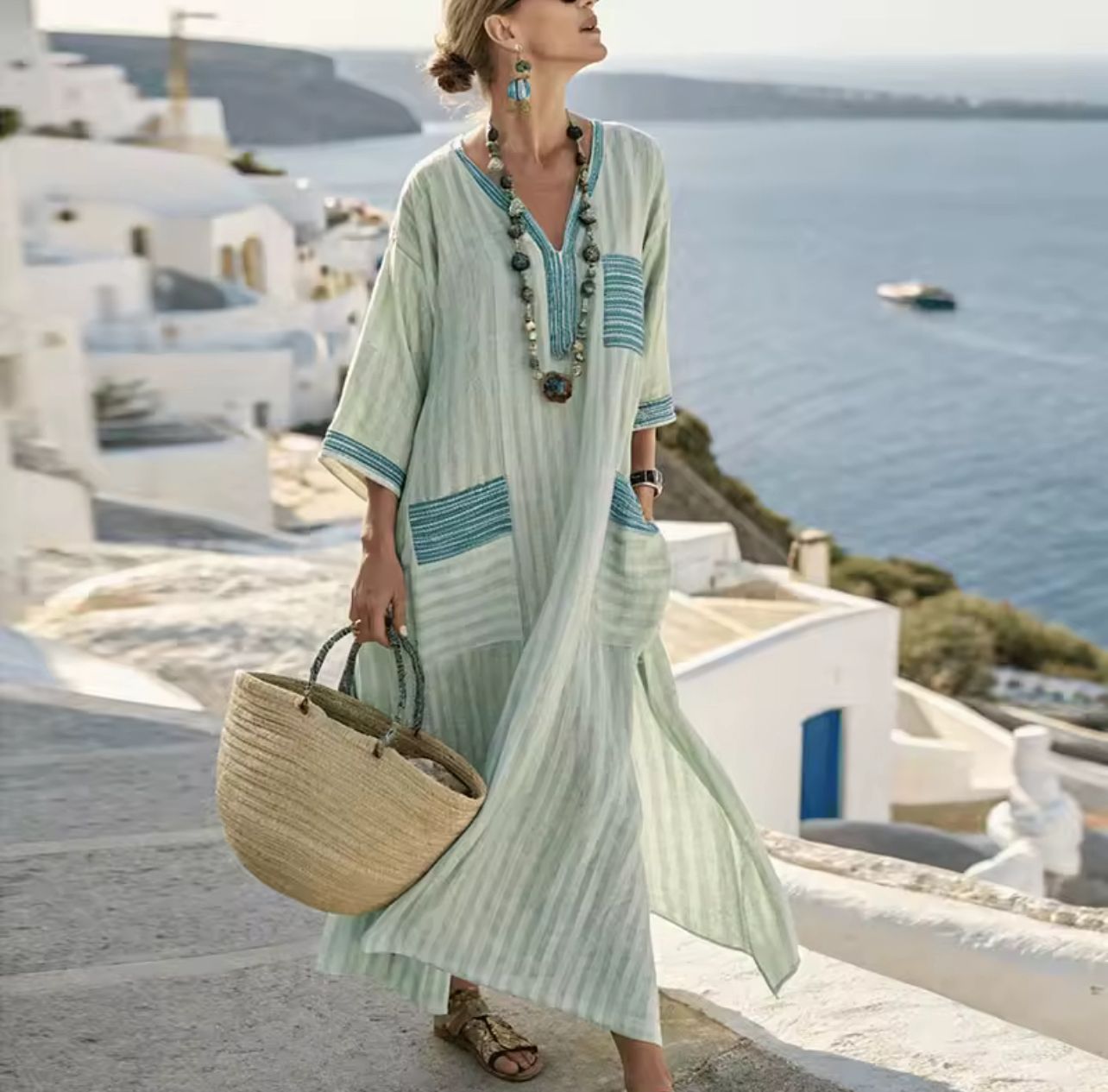 Elegante Mary™ | VESTIDO DE PRAIA LONGO