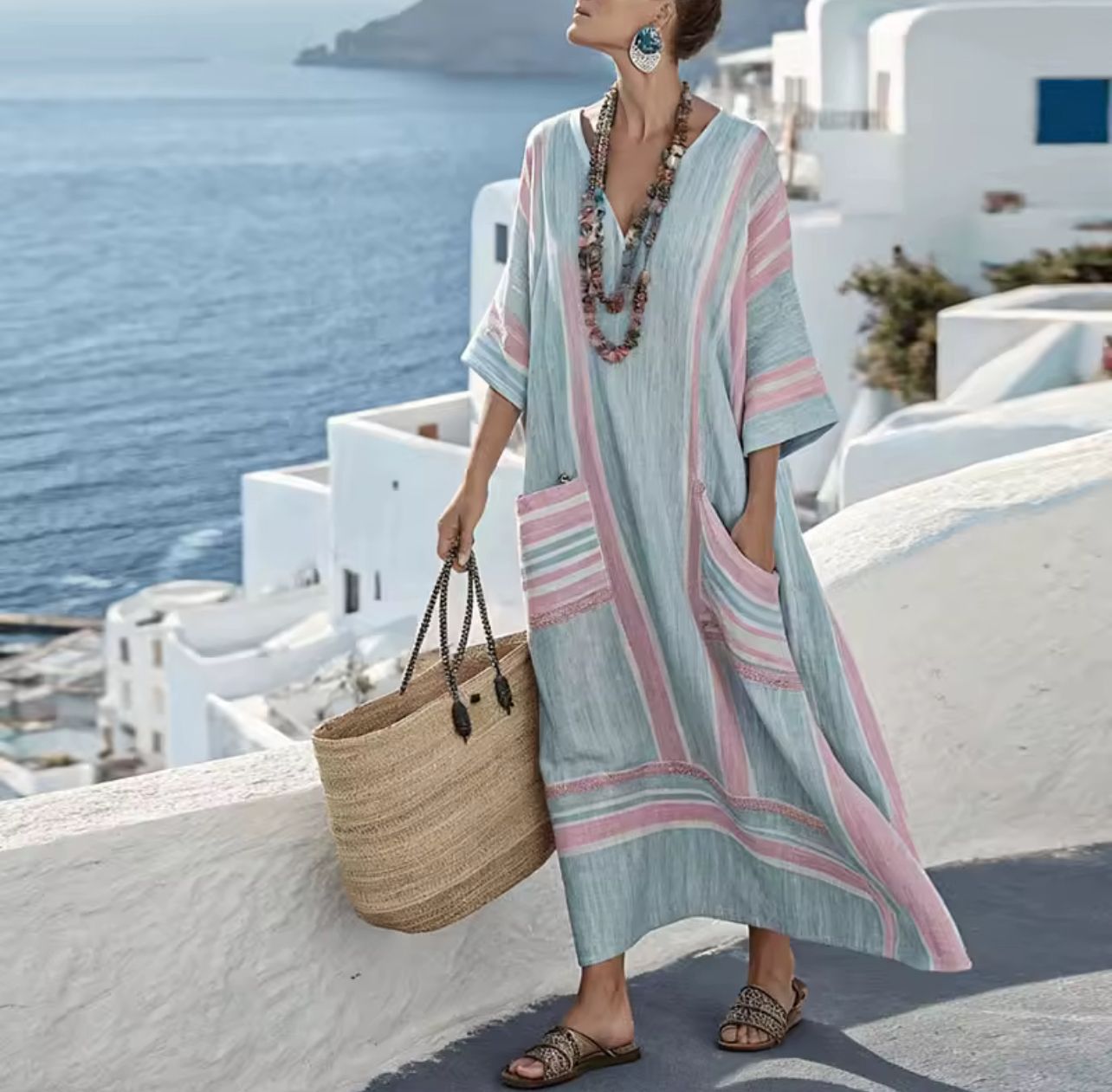 Elegante Mary™ | VESTIDO DE PRAIA LONGO