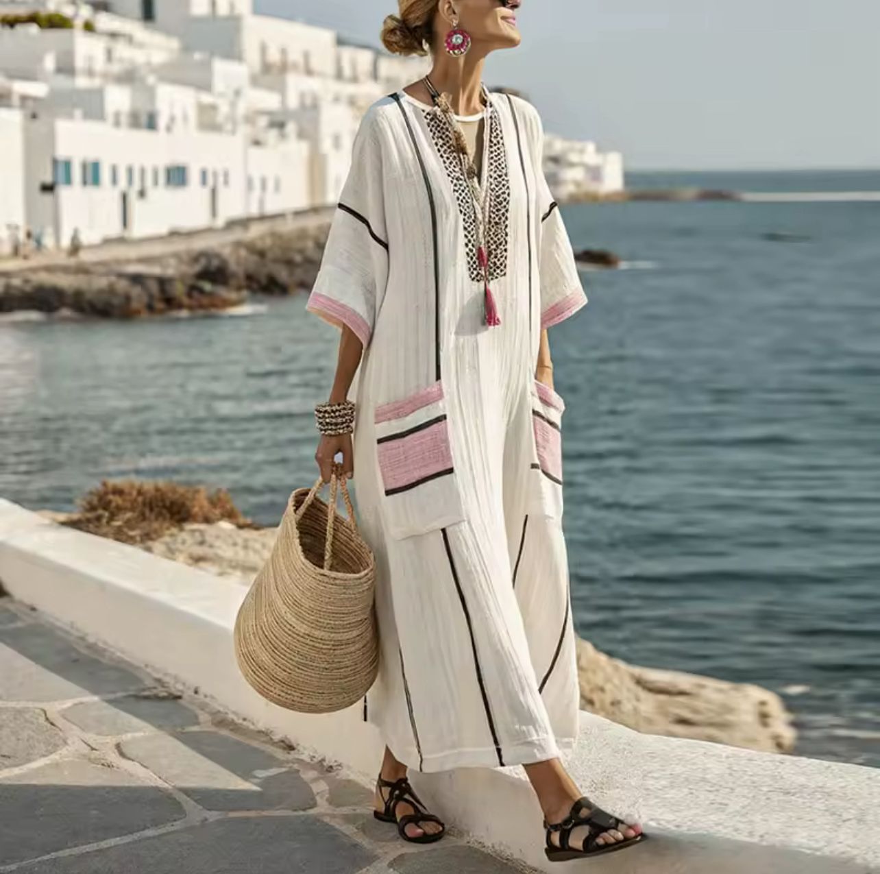 Elegante Mary™ | VESTIDO DE PRAIA LONGO