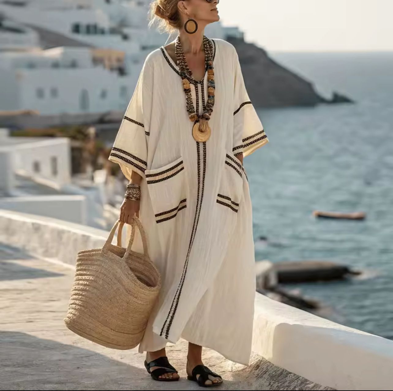 Elegante Mary™ | VESTIDO DE PRAIA LONGO