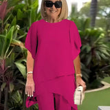 Valéria™ | Conjunto Elegante de Duas Peças