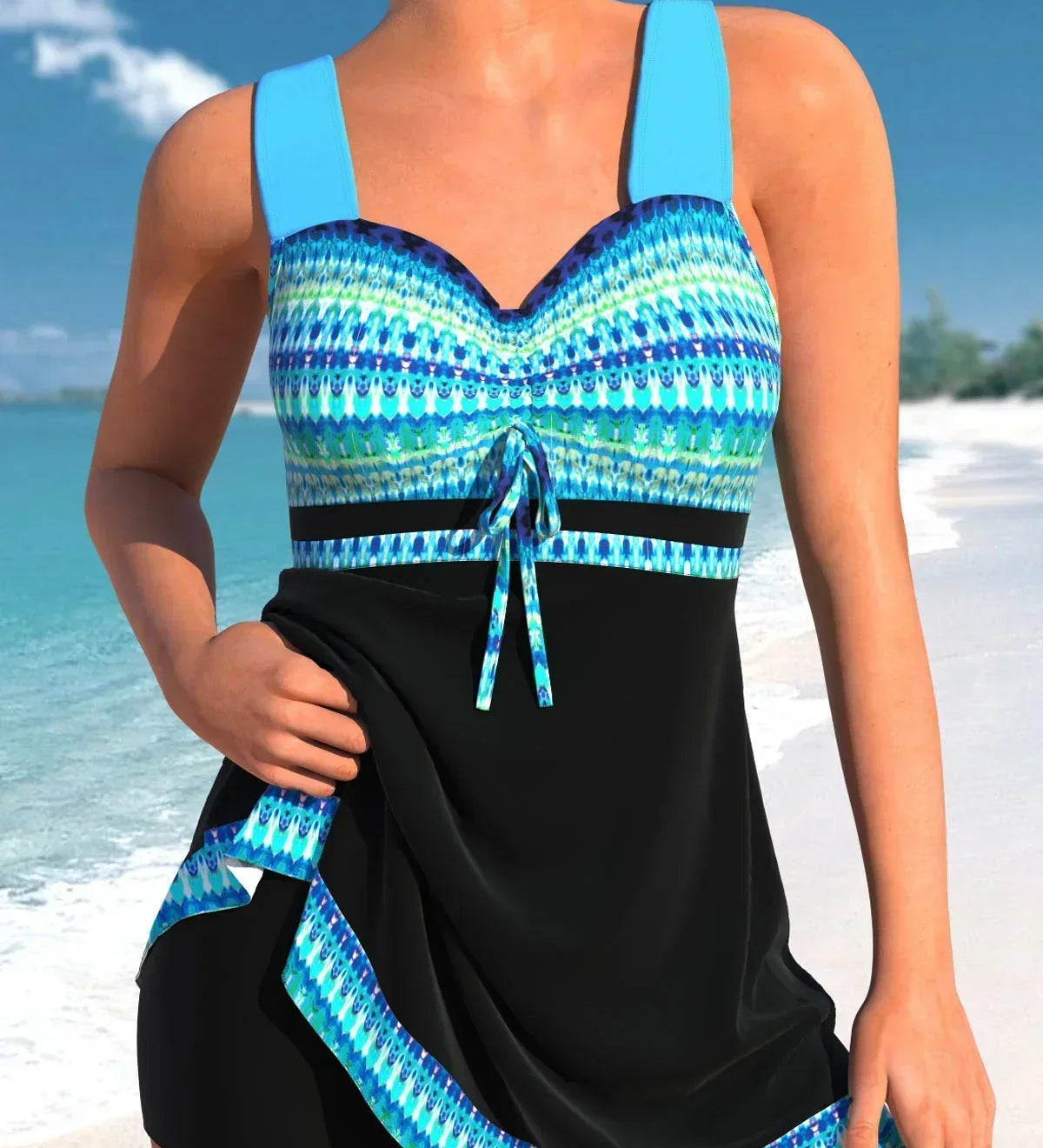 Veronica | Tankini Inteiro Marítimo