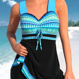 Veronica | Tankini Inteiro Marítimo